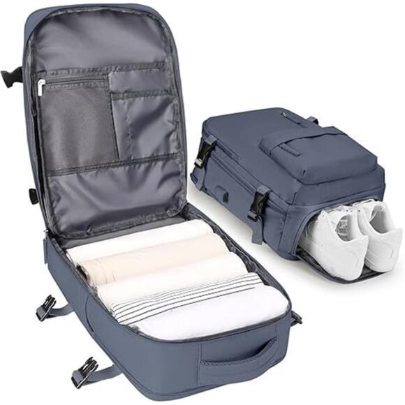 Large Travel Backpack Bag for Women Men,Carry on Backpack,17 Inch Laptop Bag - Picture 7 of 7